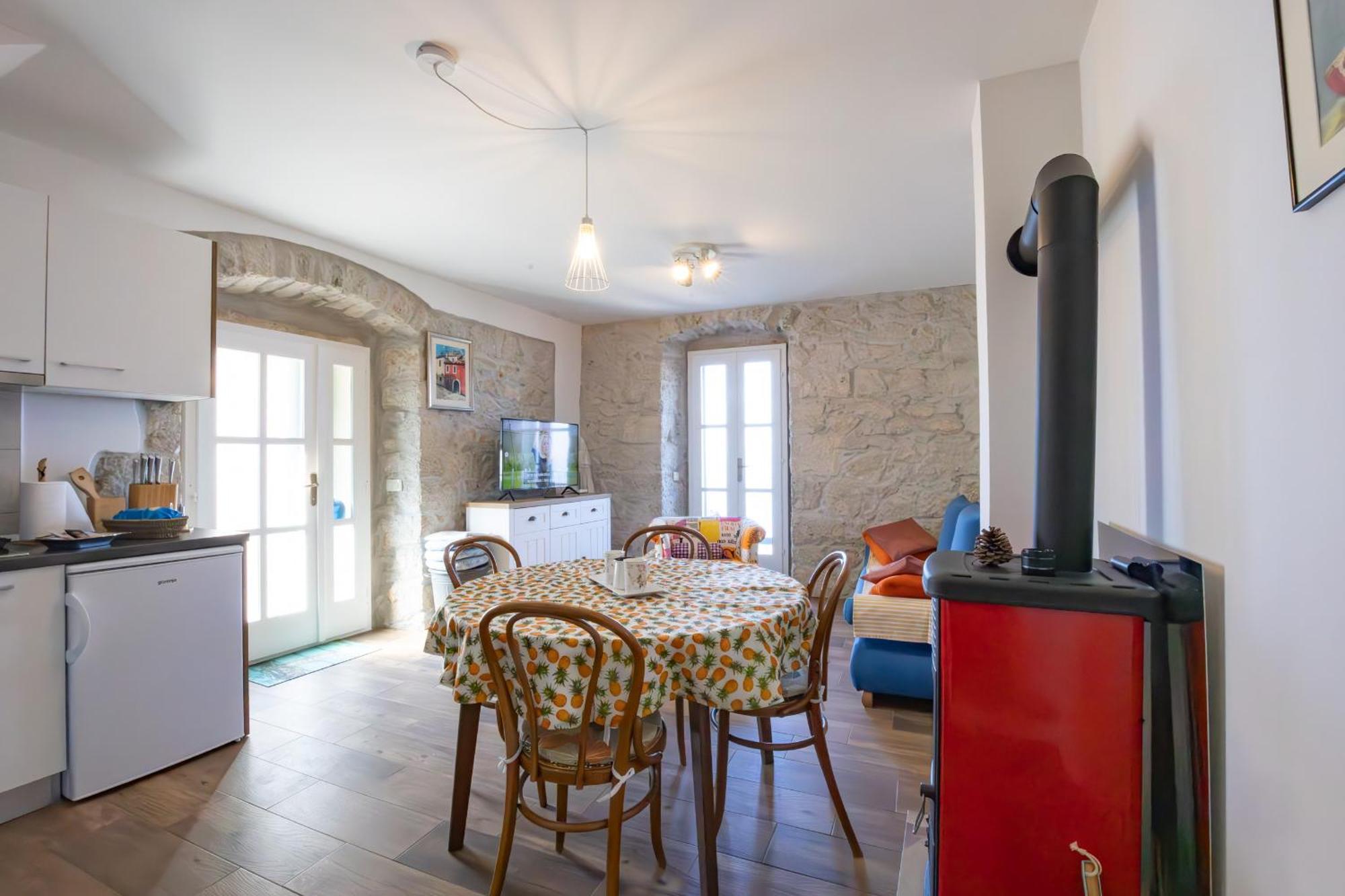 Villa Stone House Kurtic Stara Podgora Esterno foto