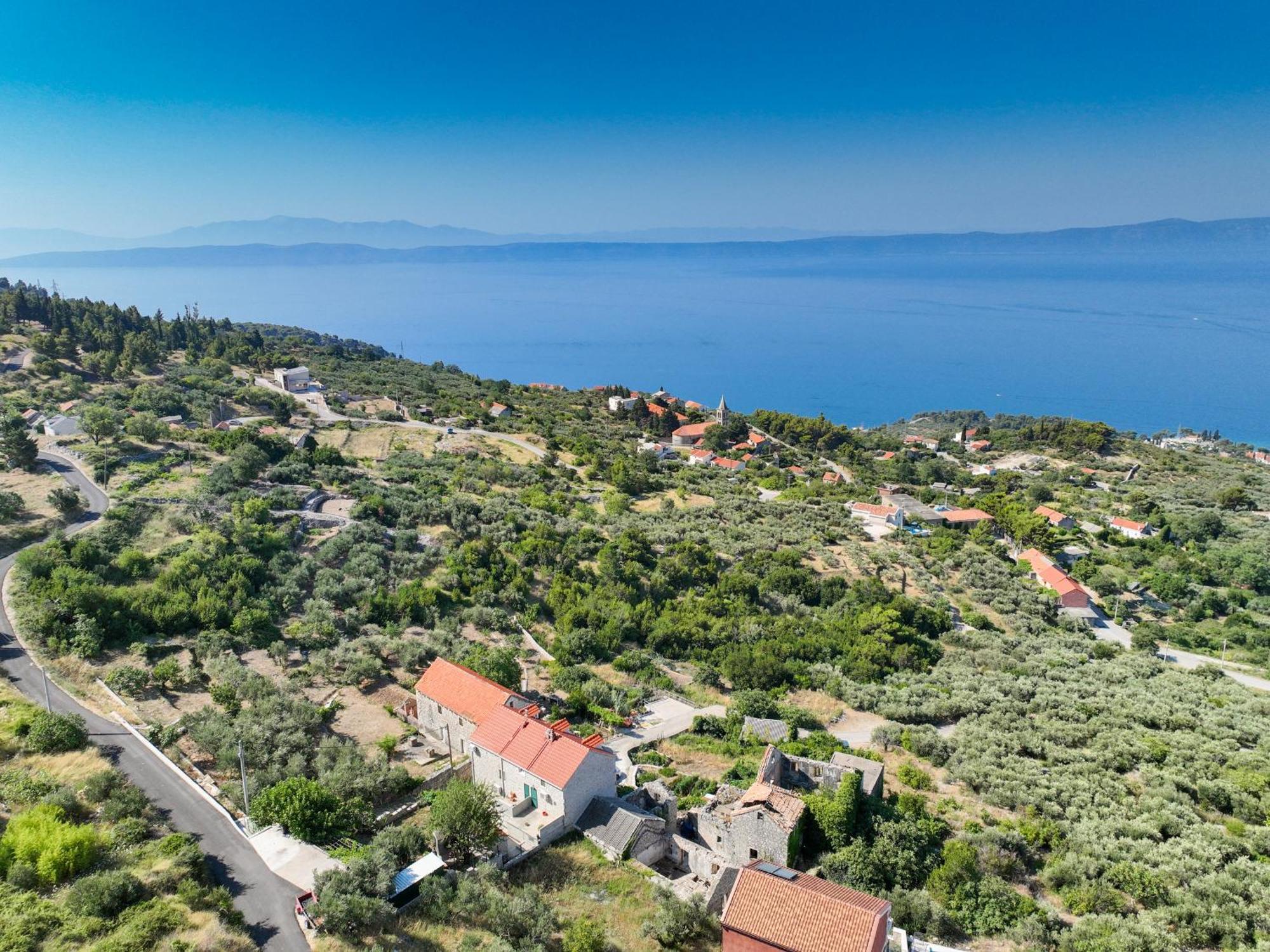 Villa Stone House Kurtic Stara Podgora Esterno foto